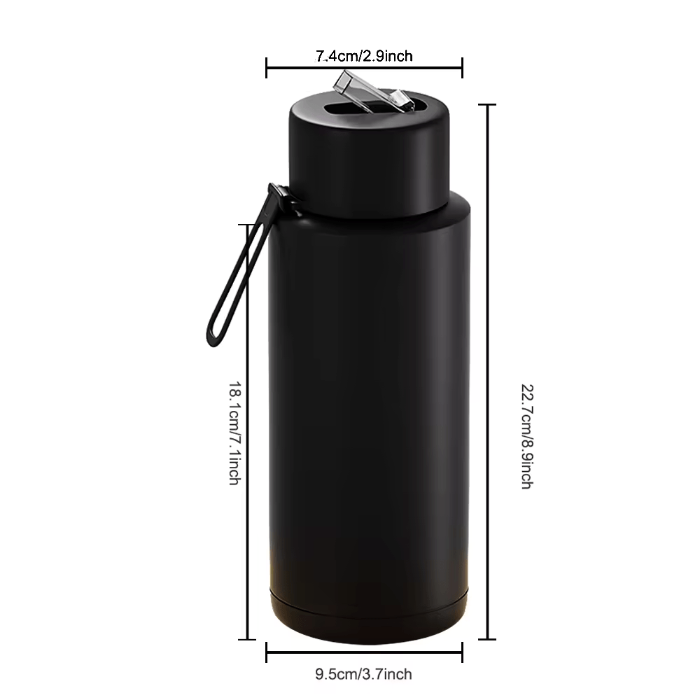 Custom logo 34oz tumbler bottle with stainless steel straw