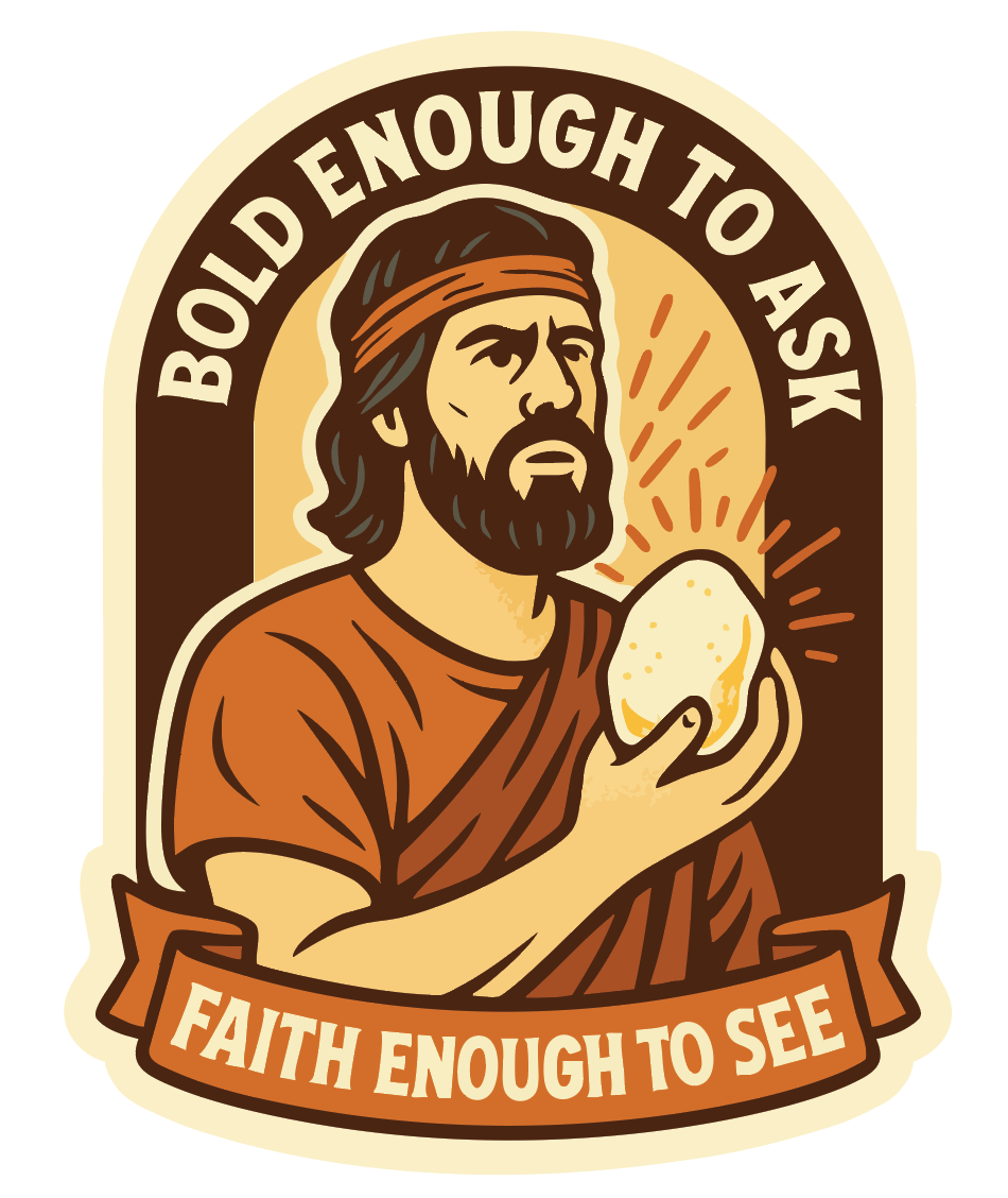 LDS sticker, Brother of Jared 'Bold Enough to Ask, Faith Enough to See' . Mormon sticker 