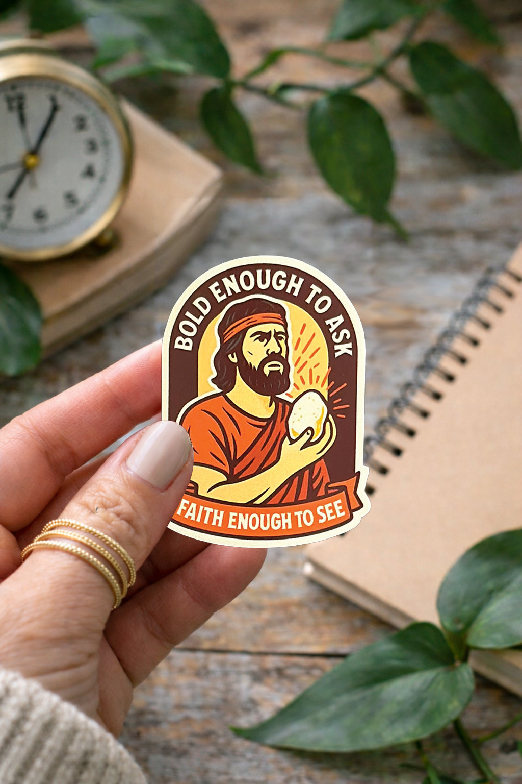 Bold Enough to ask Sticker