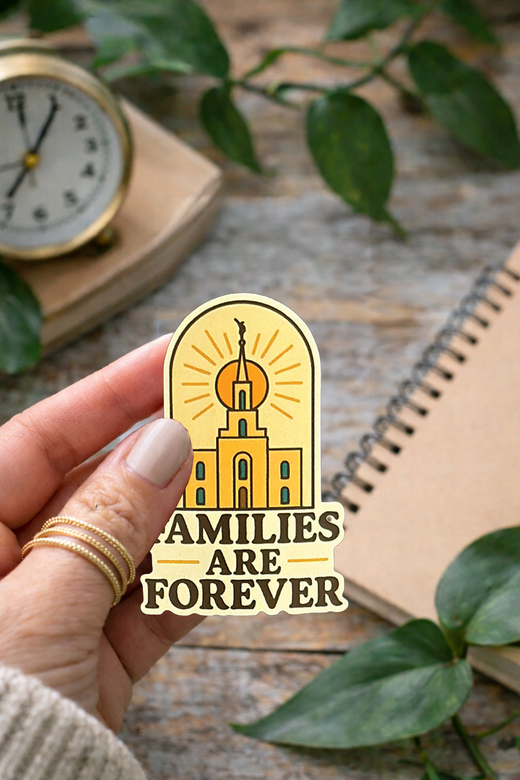 Families are Forever Temple Sticker