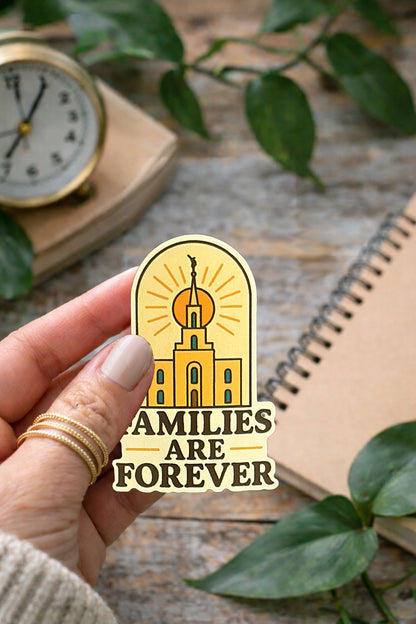 Families are Forever Temple Sticker