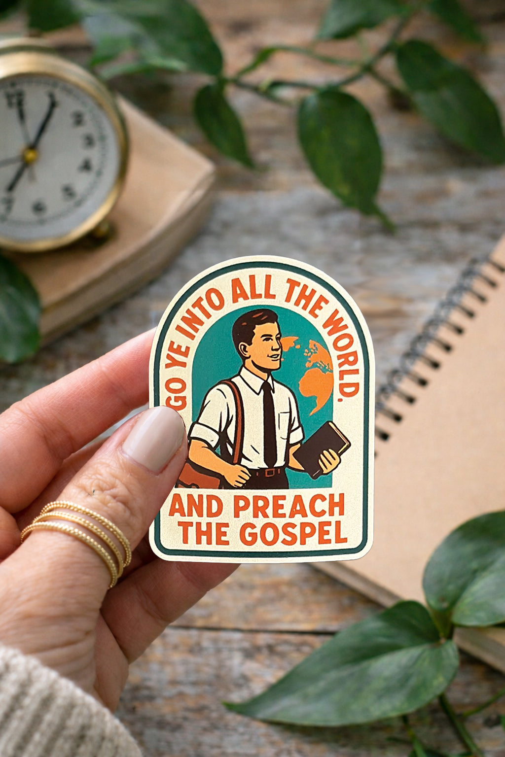 Go and Serve Missionary Sticker