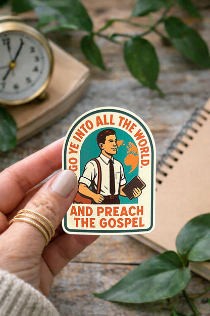 Go and Serve Missionary Sticker