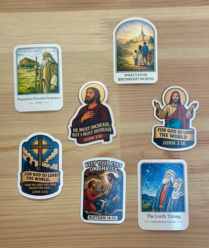 Mormon Sticker, Christian sticker, LDS Sticker, religious stickers 