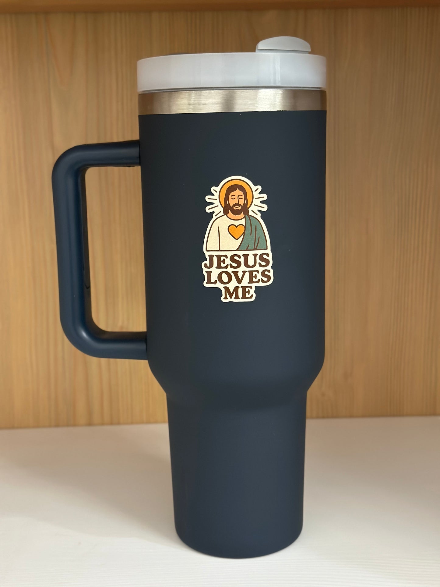 Jesus Loves Me Sticker