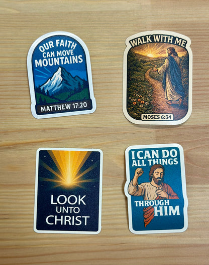 Look Unto Christ Sticker