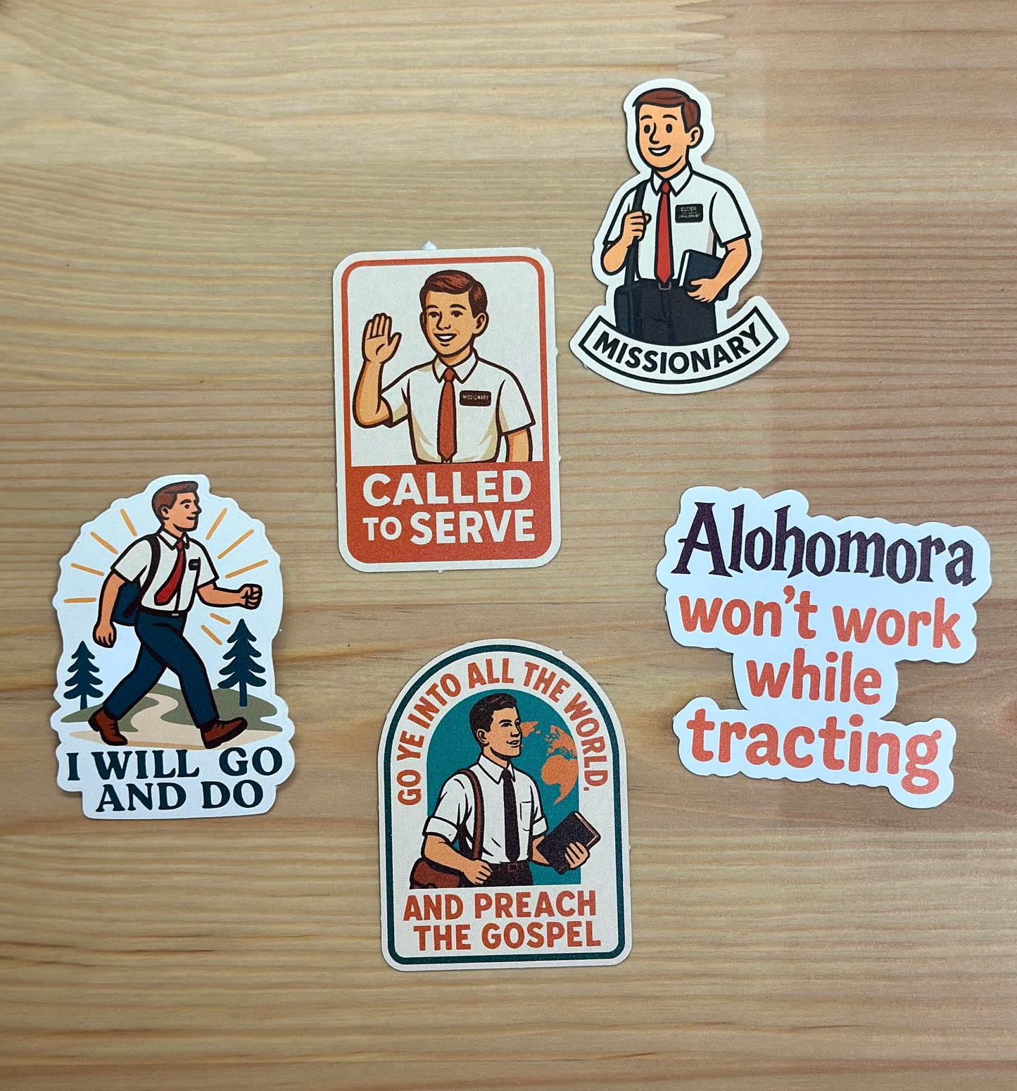 Called to Serve Boy Sticker