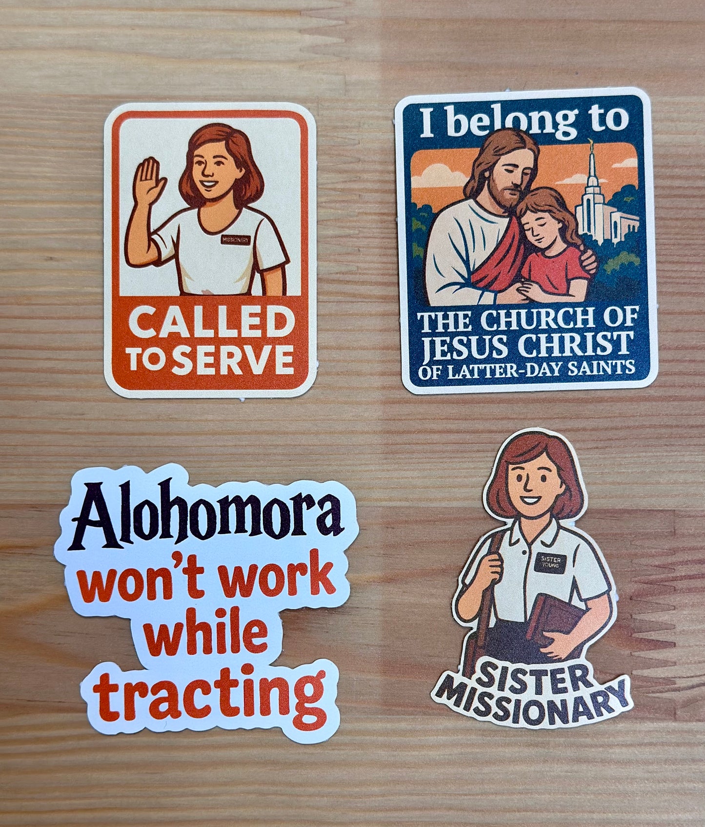 Alohomora missionary Sticker