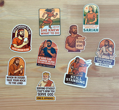 Bring your rock to the lord Sticker