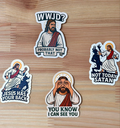 Jesus stickers 
