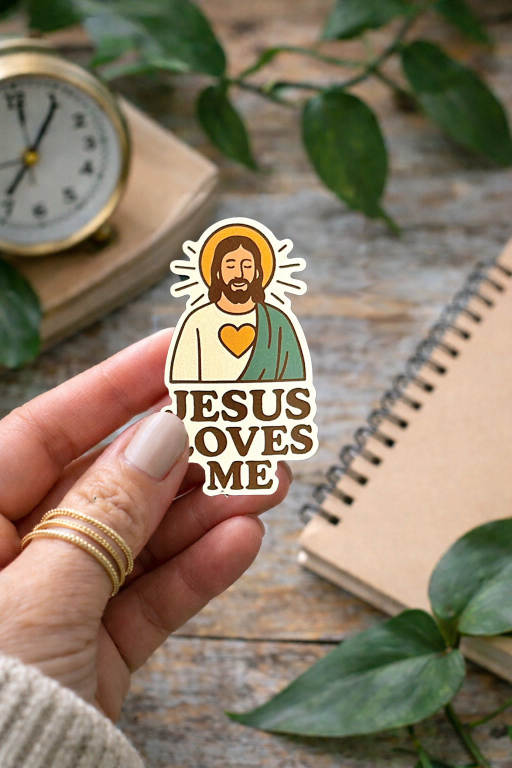 Jesus Loves Me Sticker