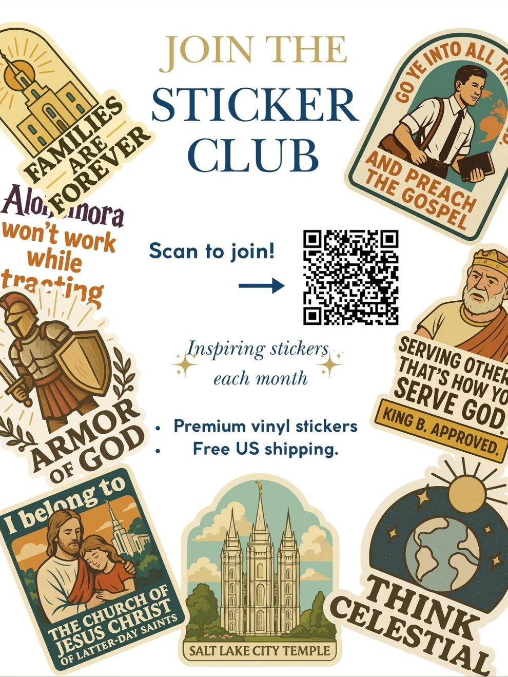 Called to Serve Boy Sticker