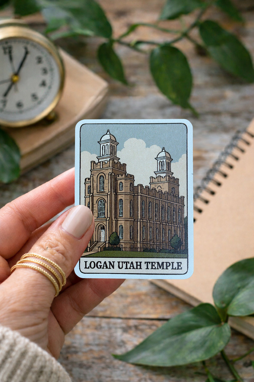 LDS Temple Stickers