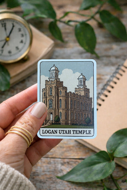 LDS Temple Stickers