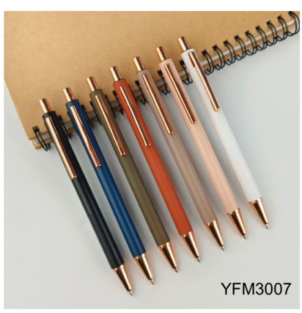 Rose Gold Barrel Pens