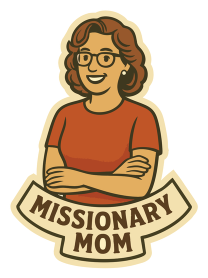 LDS missionary mom sticker , LDS sticker , mormon sticker