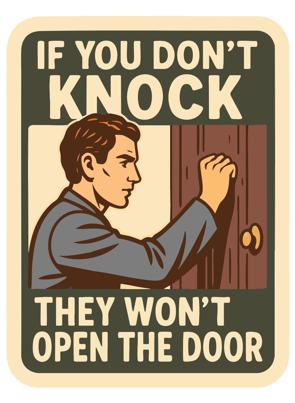 LDS missionary sticker, Mormon missionary sticker. 