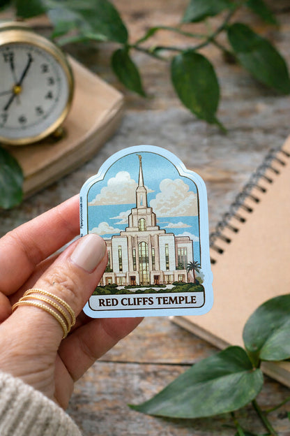 LDS Temple Stickers