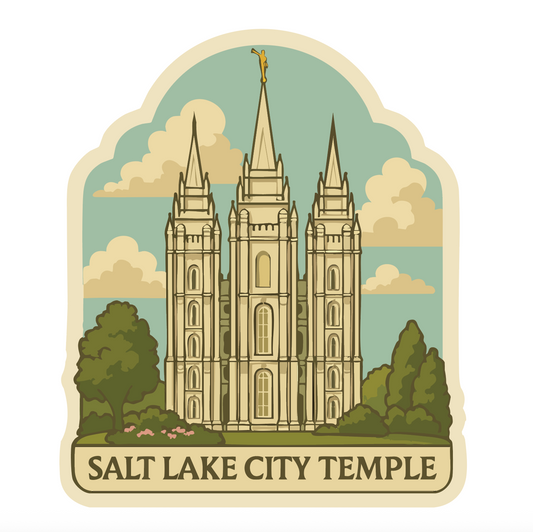 LDS Temple Stickers