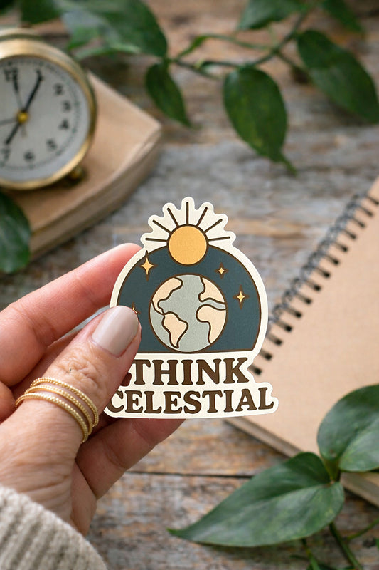 Think Celestial Sticker