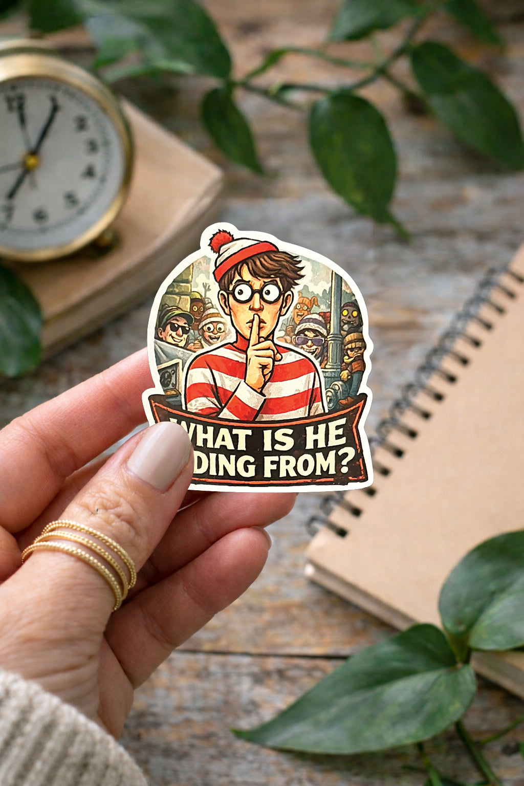 Wheres Waldo sticker