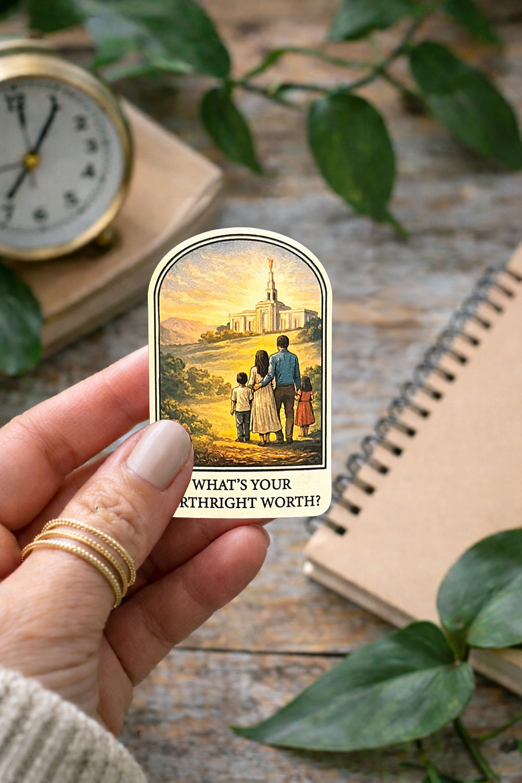 Mormon Sticker, Christian sticker, LDS Sticker, religious stickers , temple sticker