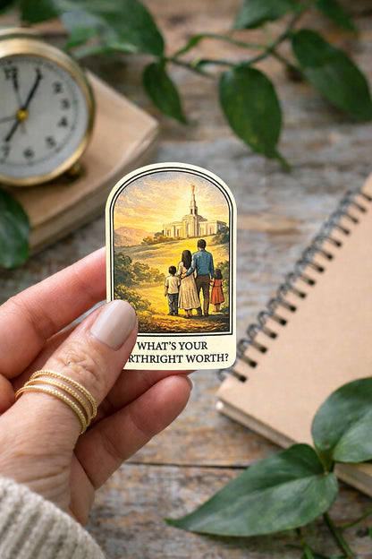 Mormon Sticker, Christian sticker, LDS Sticker, religious stickers , temple sticker