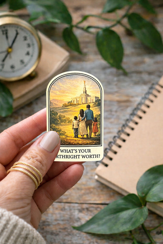 Mormon Sticker, Christian sticker, LDS Sticker, religious stickers , temple sticker